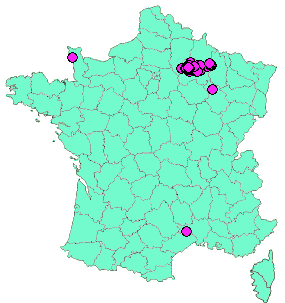 Localisation Geocaches placées par un Geocacheur