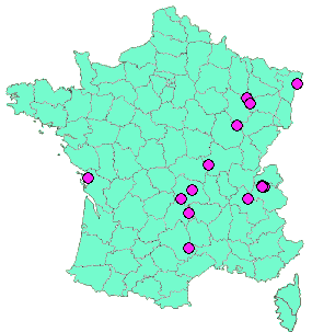 Localisation Geocaches placées par un Geocacheur