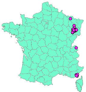 Localisation Geocaches placées par un Geocacheur