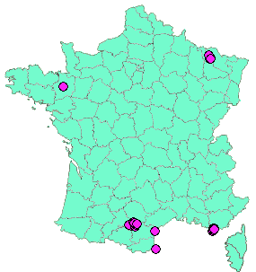 Localisation Geocaches placées par un Geocacheur