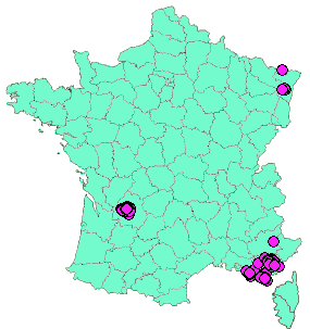 Localisation Geocaches placées par un Geocacheur