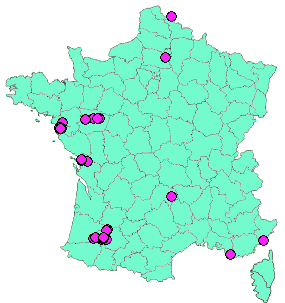 Localisation Geocaches placées par un Geocacheur