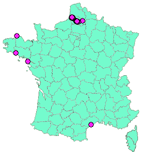 Localisation Geocaches placées par un Geocacheur