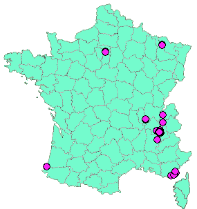 Localisation Geocaches placées par un Geocacheur