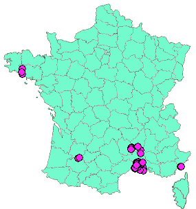 Localisation Geocaches placées par un Geocacheur