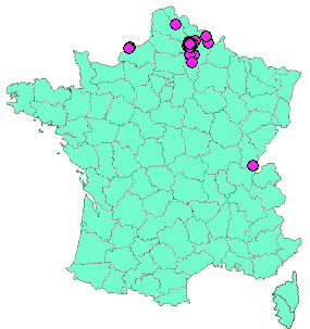 Localisation Geocaches placées par un Geocacheur