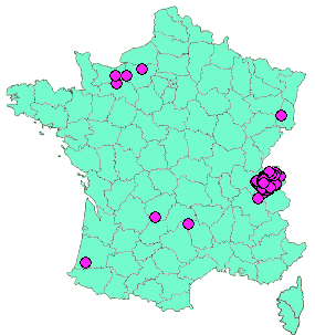 Localisation Geocaches placées par un Geocacheur