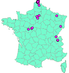 Localisation Geocaches placées par un Geocacheur