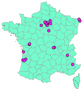 Localisation Geocaches placées par un Geocacheur