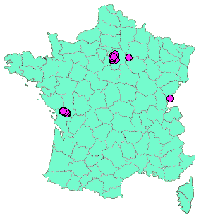 Localisation Geocaches placées par un Geocacheur