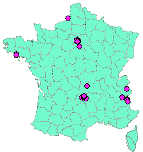 Localisation Geocaches placées par un Geocacheur