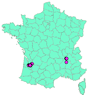 Localisation Geocaches placées par un Geocacheur