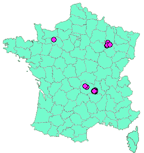 Localisation Geocaches placées par un Geocacheur