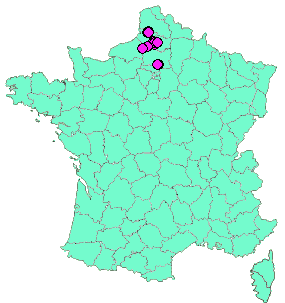 Localisation Geocaches placées par un Geocacheur