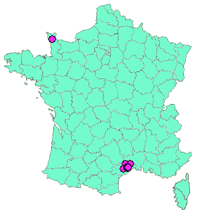 Localisation Geocaches placées par un Geocacheur