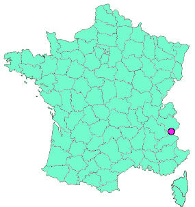 Localisation en France de la geocache SOUCHE # COL DU VALLON 2645M #