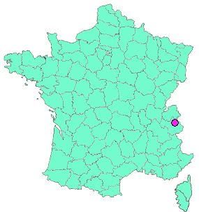 Localisation en France de la geocache LE REFUGE DE LA BALME