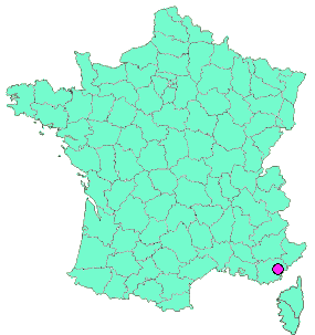 Localisation en France de la geocache 10 # Pour la gagne