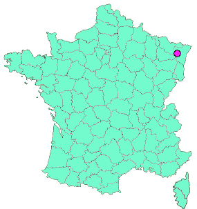 Localisation en France de la geocache 1 # HOMM'Land - Ar'Bricole  🎣