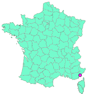 Localisation en France de la geocache 17-ESTEREL06, 551st parachute batalion infantry