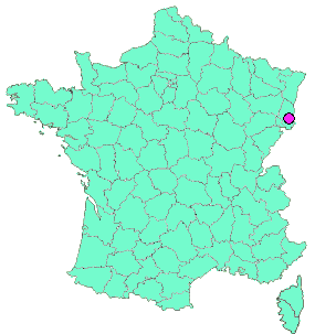 Localisation en France de la geocache M'athchomaroon !