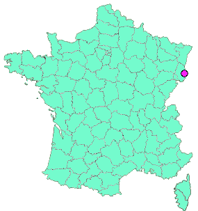 Localisation en France de la geocache Der vergessene Velo-Cache 730,5