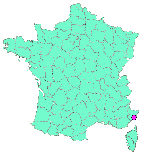 Localisation en France de la geocache LE COQ et GOUPIL