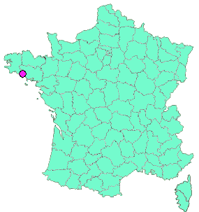 Localisation en France de la geocache Tro Lann-Bihoué #42 : Kerivily1