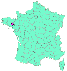 Localisation en France de la geocache Jardin mairie