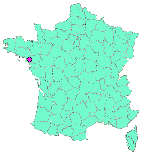 Localisation en France de la geocache Crossac - Parc de la Gagnerie