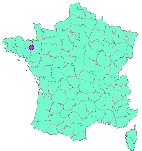 Localisation en France de la geocache Sur le GR37 