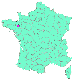 Localisation en France de la geocache #21 autour de NC/S: le géant