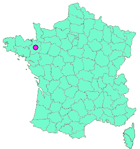 Localisation en France de la geocache Au bout du plongeoir-TIZE #1