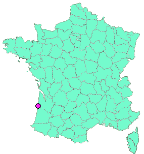 Localisation en France de la geocache LA DUNE DU PILAT Virtual Reward 4.0