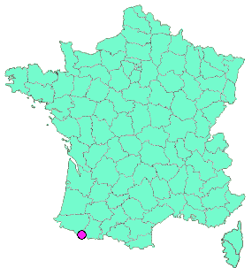Localisation en France de la geocache 2- Lacs d'Arrémoulit