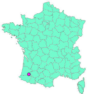 Localisation en France de la geocache Joyeux anniversaire Mme Dune33 ;)))