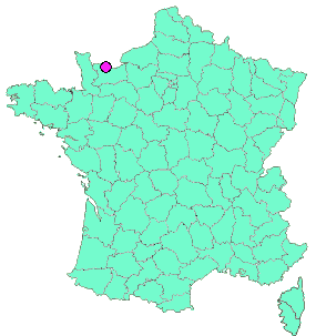 Localisation en France de la geocache  Barons#2_sus_