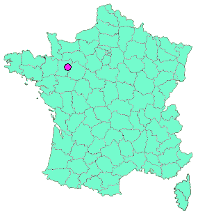 Localisation en France de la geocache La cache piquante 