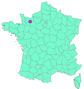 Localisation en France de la geocache A la mémoire des 350 victimes 