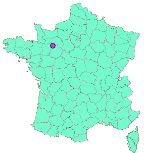 Localisation en France de la geocache [SLdB24] - Autour de Saint-Léonard-des-Bois
