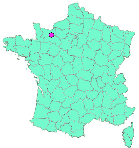 Localisation en France de la geocache Collaborative - Vicques FR - Vicques CH