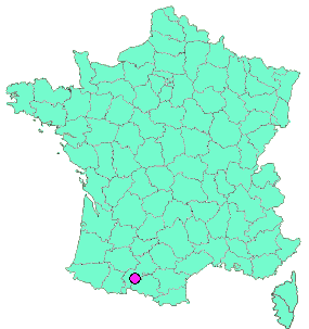 Localisation en France de la geocache L'orri d'en haut