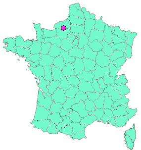 Localisation en France de la geocache Canteleu - Parcours botanique 03