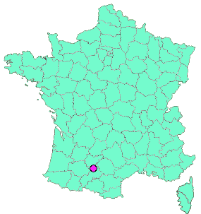 Localisation en France de la geocache petit parc de seilh N°11