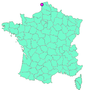 Localisation en France de la geocache 🎶 C'est la ouate que j'préfère 🎶 frèreeeeee 😉
