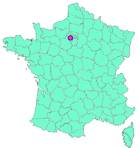 Localisation en France de la geocache GCiné #31