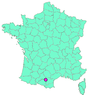 Localisation en France de la geocache Direction Laurabuc