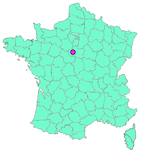 Localisation en France de la geocache Drag & drop [Saint-Jean-de-Braye]