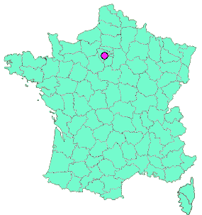 Localisation en France de la geocache N°4...Ceux de Peynet ?