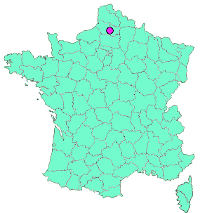 Localisation en France de la geocache Livraison Aérienne de fin d'année